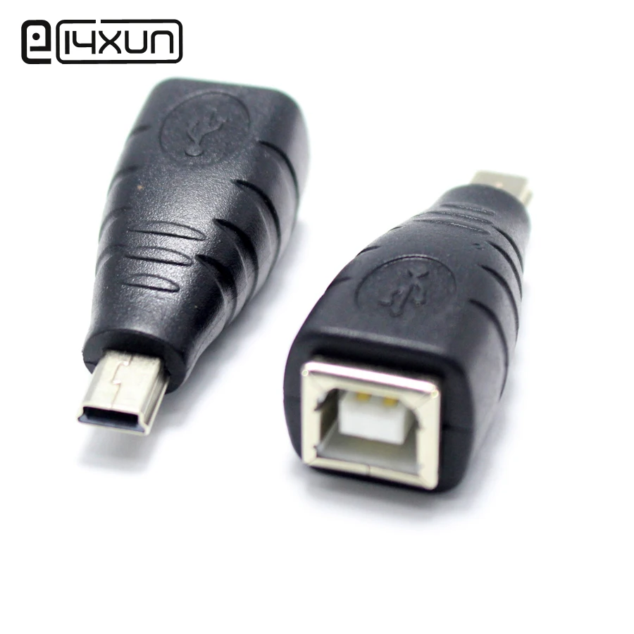 1 шт. мини USB штекер для принтера Тип B Женский Разъем разъем подключения питания