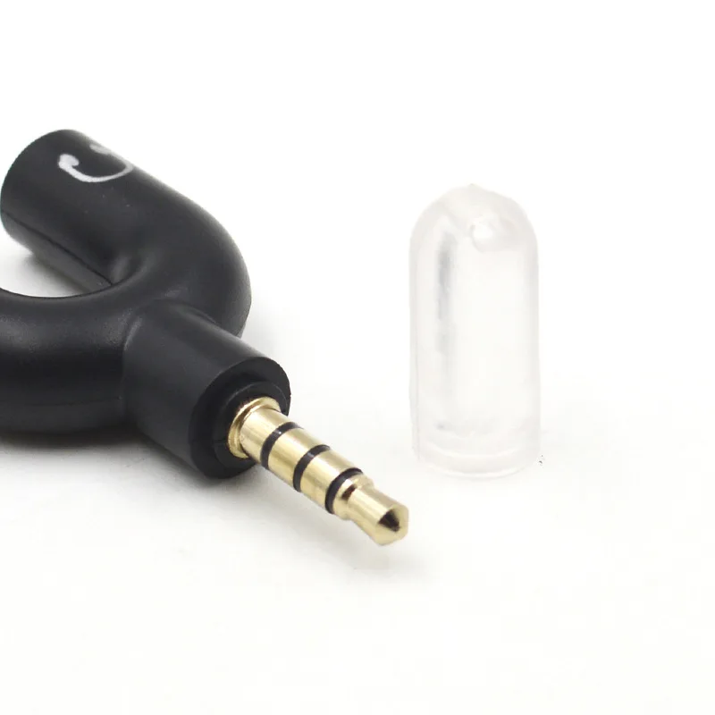 U адаптер двойной разъем 3 5 мм для наушников аудио сплиттер кабелей микрофон 2 в 1