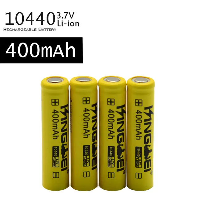 Аккумулятор kingwei 10440(AAA) 100 шт./лот 3 7 В литий ионные аккумуляторы литиевая батарея