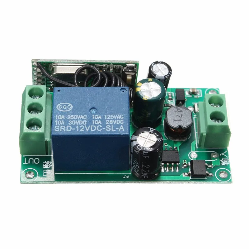 Беспроводной РЧ-переключатель с дистанционным управлением 220 В 1-канальный