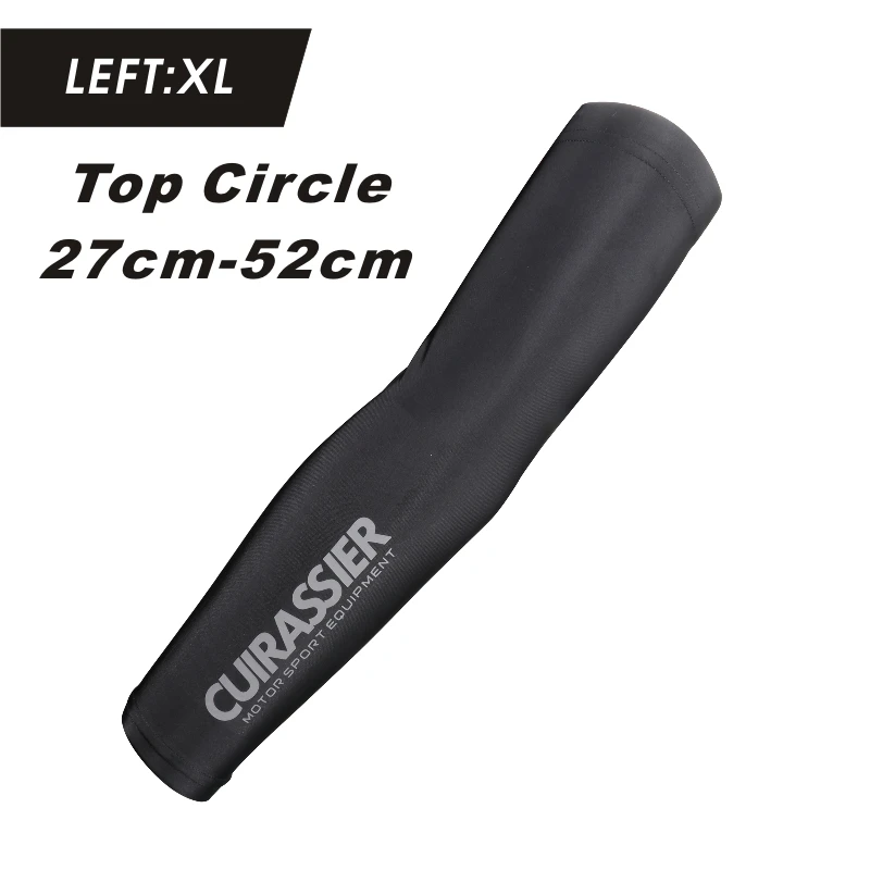 Left-Size XL Cuirassier ST01 охлаждающая Светоотражающая прочная устойчивая к царапинам Защита от солнца УФ 400 силиконовая охлаждающая Крышка для мотоцикла рукав - Цвет: Left-Size XL