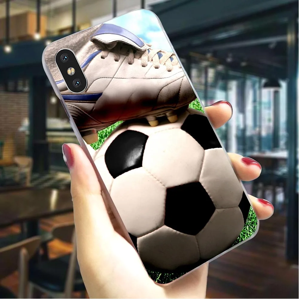 Чехол для телефона для спорта, футбола, iPhone 6S, 5 5S, SE 6/6, 6S Plus, 7, 8/7, 8 Plus, X, XS, XR, Xs Max, Жесткий Чехол, ультратонкий
