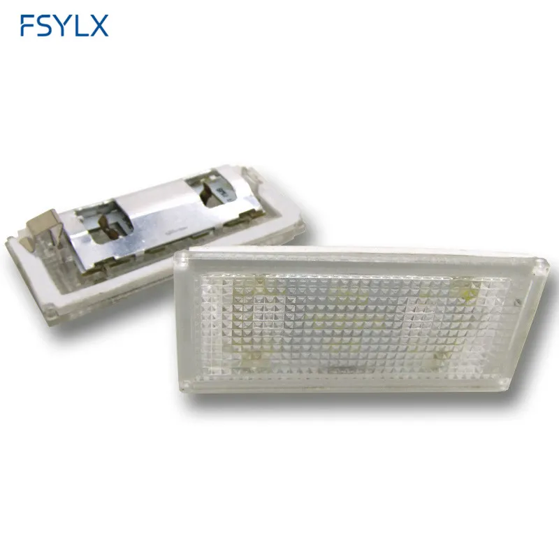 FSYLX без ошибок 18SMD 3528 Светодиодный номерной знак лампы для BMW E66 E65 7 серии 735i 750Li 760Li