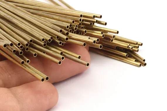12 необработанных латунных бусин Himmeli DIY. Геометрические фигуры 2x(125 мм- 300 мм - Цвет: 2x200mm