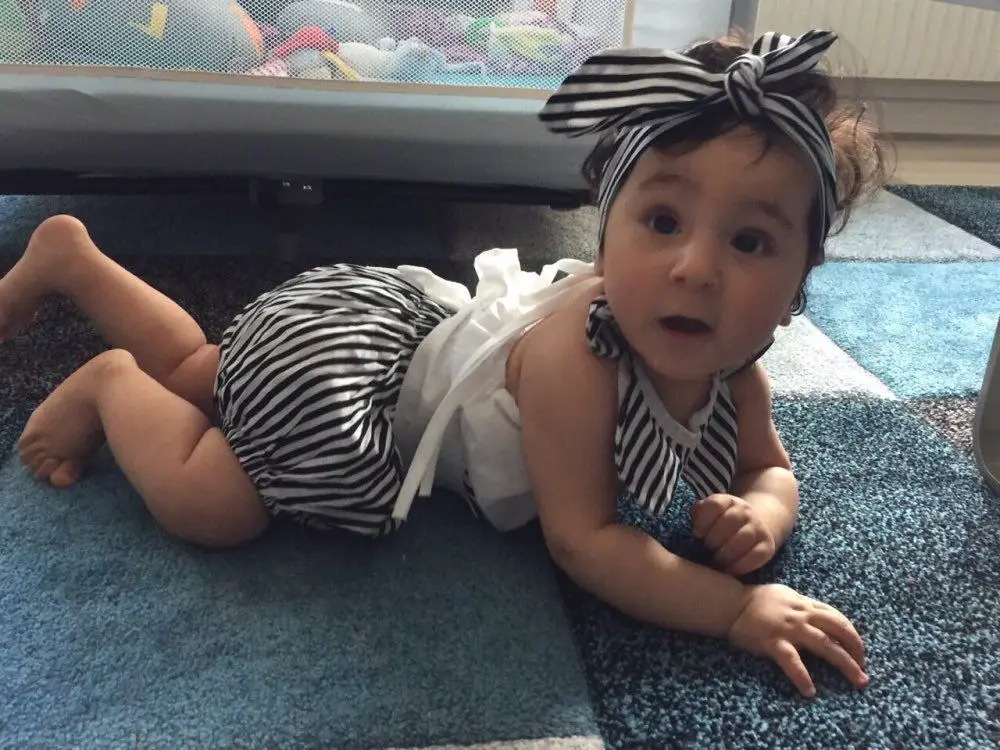 Боди для новорожденных девочек топы без рукавов + повязка на голову с полосатыми