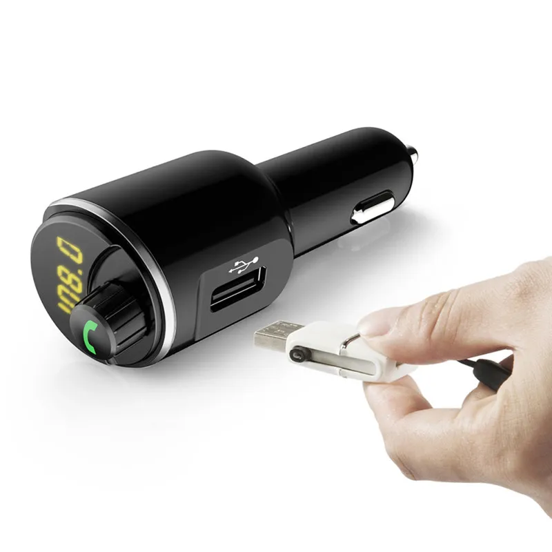 Устройство для быстрой зарядки 3 0 дюйма FM передатчик два USB порта автомобильное