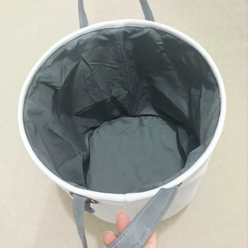Новинка 35x40 см Высокая емкость грязная корзина для одежды Водонепроницаемая корзина для белья Складные Игрушки Органайзер коробки бюстгальтер носки баррель Сумка