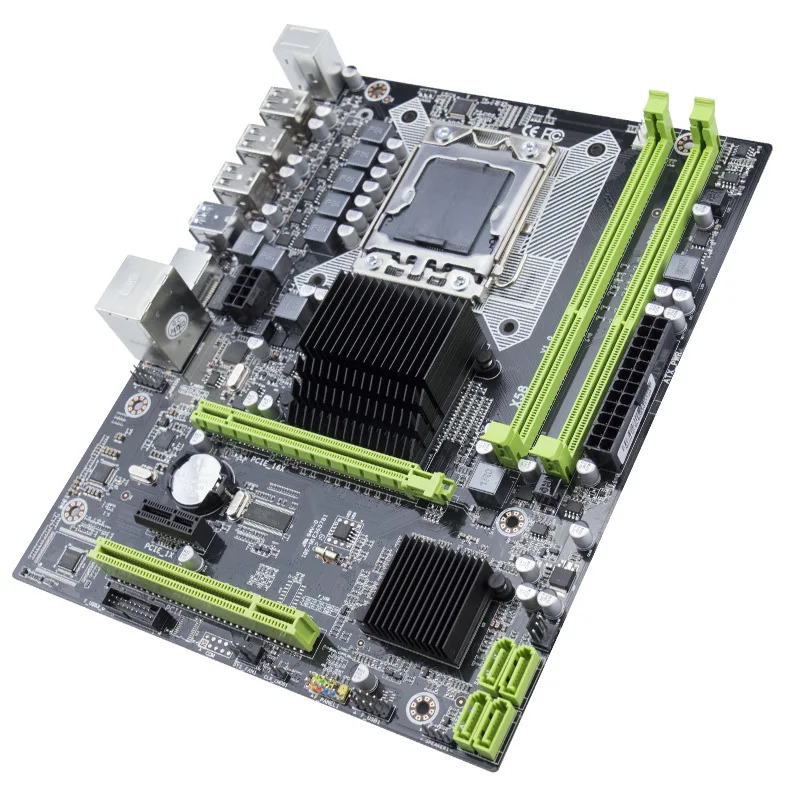 X58 Материнская плата LGA1366 USB2.0 USB3.0 SATA2.0 PCI 16x3.0 Xeon 32 ram ECC|Материнские платы| |