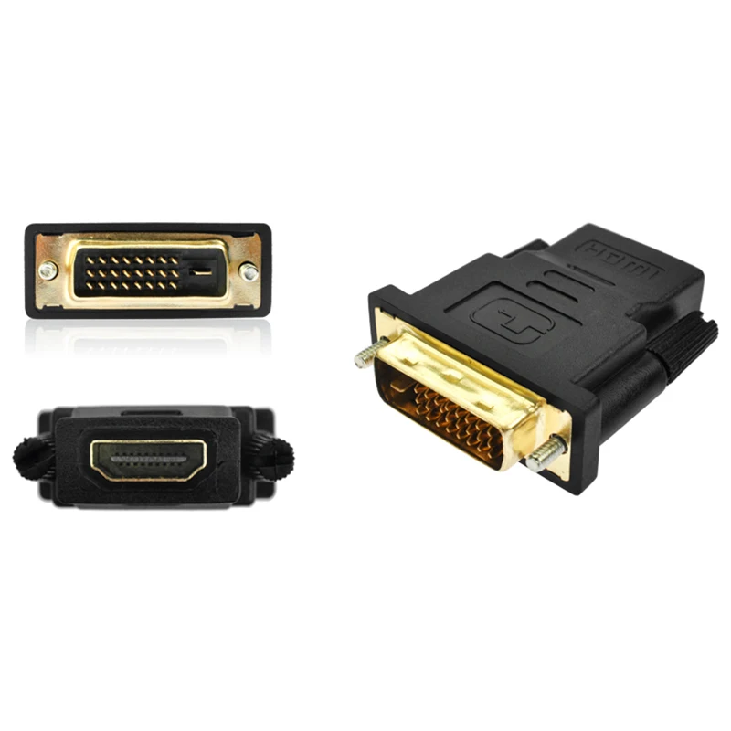 DZLST HDMI-DVI 24+ 1 адаптер мама-папа 1080P HD ТВ конвертер для ПК PS3 проектор ТВ коробка HD ТВ ЖК-телевизор дисплей компьютер