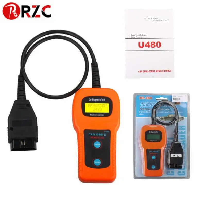 Сканер U480 CAN-BUS OBD OBD2 высокое качество считыватель кодов сканер для VW по самой
