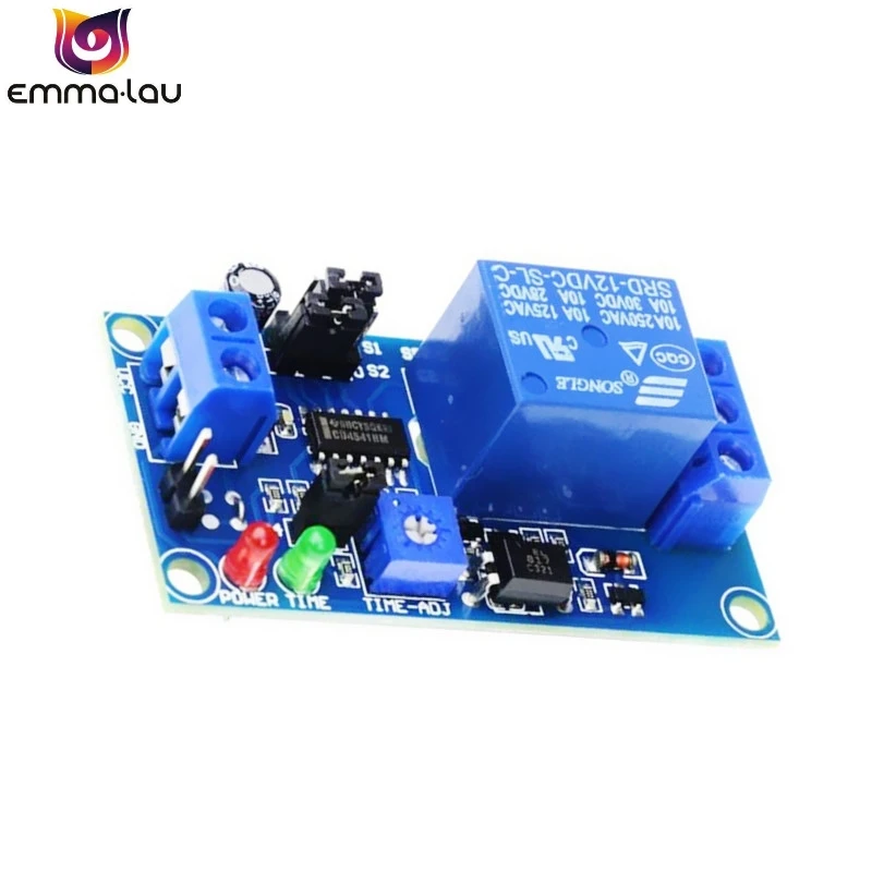 DC 12V реле задержки таймера модуль регулировки включения/выключения переключения