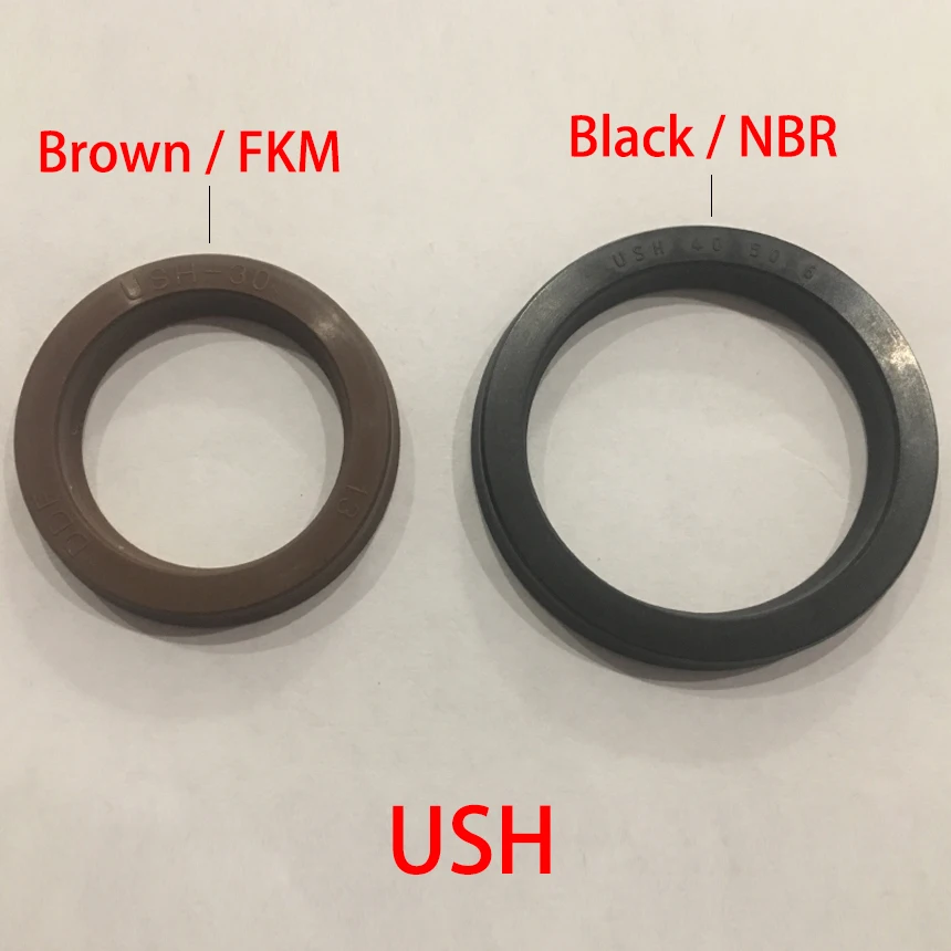 

USH 45*55*6 45x55x6 45*56*7 45x56x7 50*60*6 50x60x6 Black NBR Rubber Hydraulic Cylinder Piston Rod U Lip Gasket O Ring Oil Seal