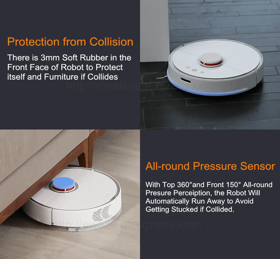 Международная версия mihome Roborock S50 робот-пылесос 2 wifi приложение управление влажной шваброй умная планируемая очистка с резервуаром для воды