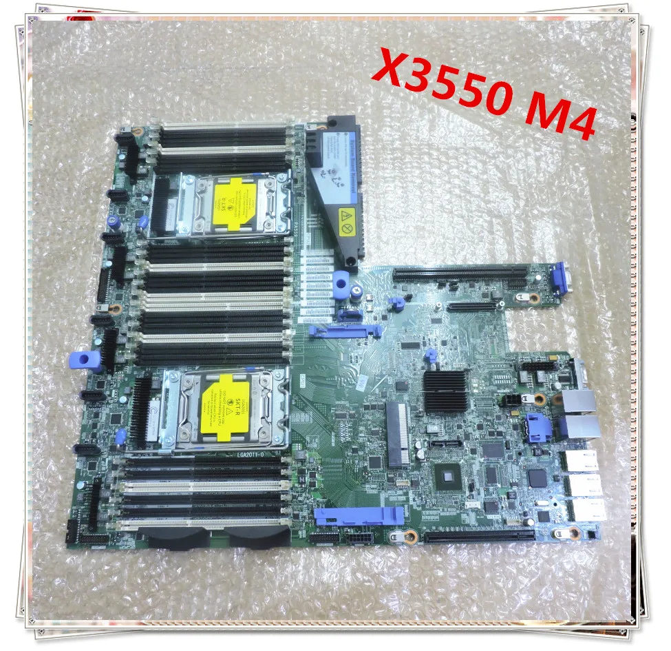 

Оригинальная Серверная плата LGA2011 для IBM X3550 M4, материнская плата 00J6192 00Y8640 00Y8375 94Y7586 (только материнская плата)