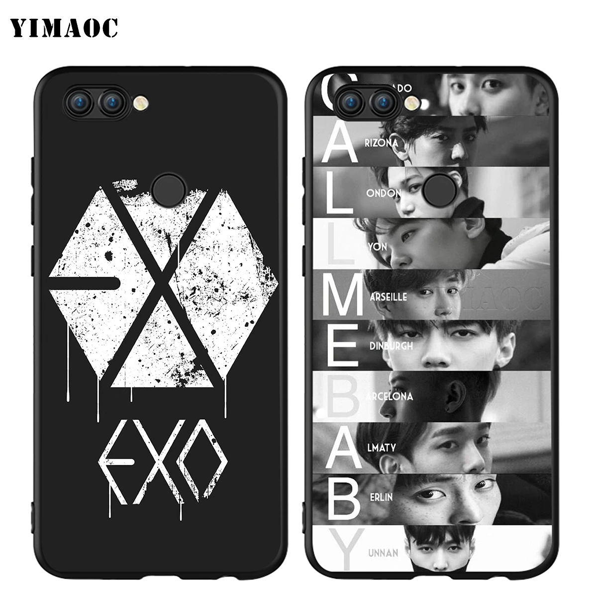 Силиконовый чехол YIMAOC Kpop EXO для Huawei Honor Mate P smart Y7 Y9 8C 30 20 10 8x Nova 3i 3 Lite Pro Prime 2018