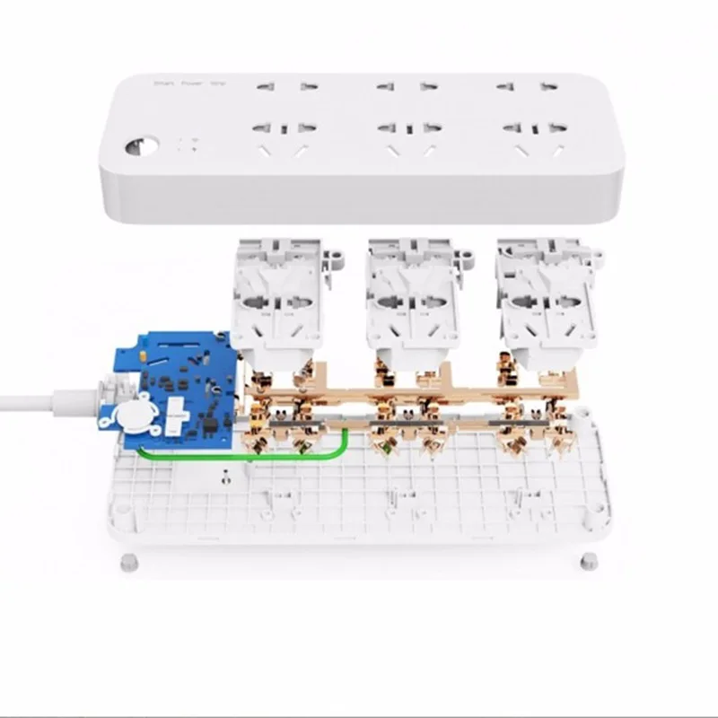 Xiaomi Mijia умная розетка с Wi-Fi приложение дистанционное управление Умный дом для ЕС, США, Великобритании вилки адаптеры подарок