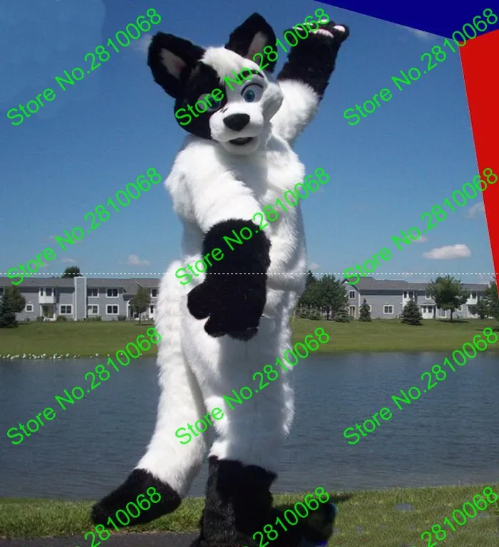 Материал EVA шлем роскошный плюшевый искусственный мех Белый Волк Талисман