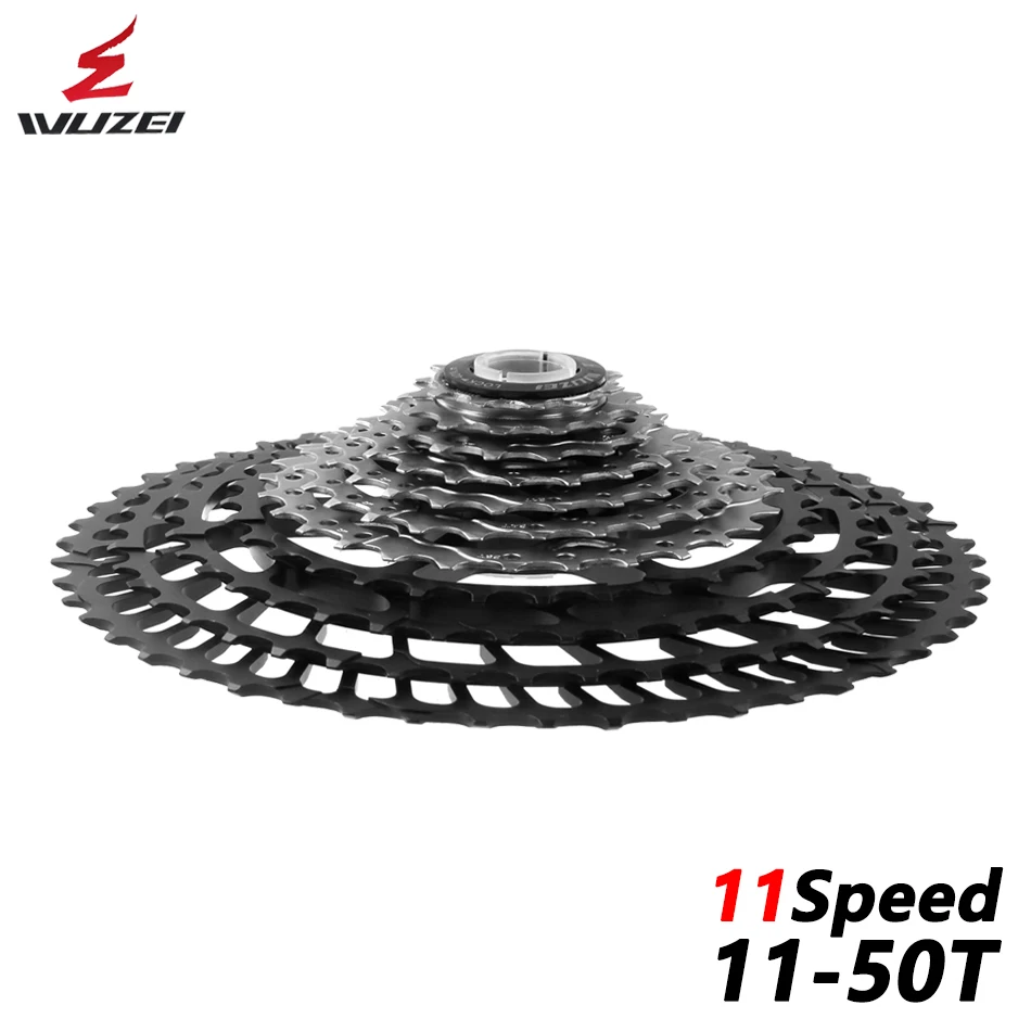 WUZEI MTB 11 скоростей 11-50T 11-52T кассета 365g Сверхлегкий велосипед свободного хода 11t Запчасти для велосипеда горный для Shimano M9000 M8000