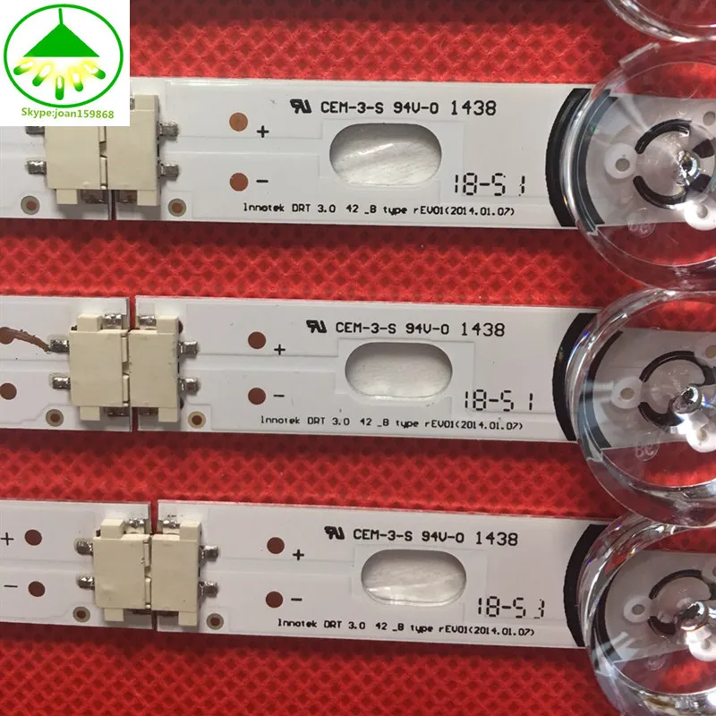 Полностью Светодиодная лента 8 шт./компл. для LG LC420DUE 42LB3910 INNOTEK DRT 3 0 42 дюйма A B 6916L-1709A
