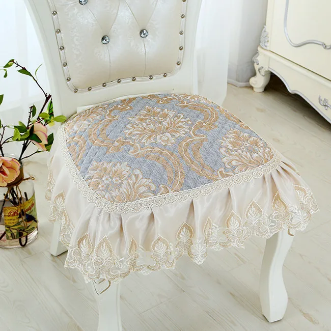 09 Linen Кружевная подушка для стула с гордой розой, плотная льняная подушка, подушка для сиденья, офисный компьютерный стул, подушки для дома, столовой, подушка для сиденья, для студентов - Цвет: 09 Linen