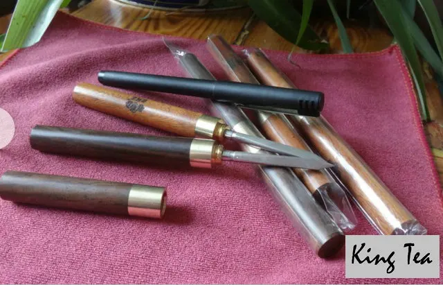 * Король Чай AnNing HaiWan LaoTongZhi Чая ЧА ДАО Подобрать Фрезы Нож|knife case|knife browningknife plastic |