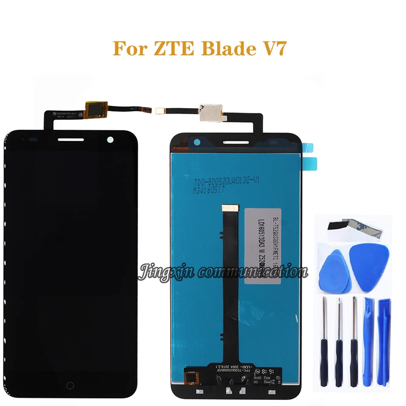 

For ZTE BLADE V7 LCD display Touch Screen Replacement For ZTE V7 LCD mobile phone Digitizer Components 100% test work