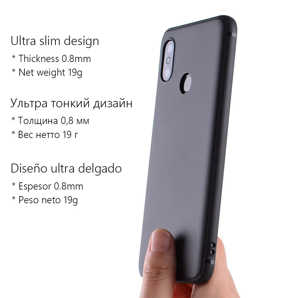 Чехол для Xiaomi mi 8 силиконовый чехол 6 21 дюйма мягкий из ТПУ mi8 на черный мобильный