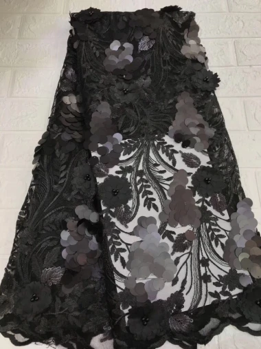 Green African Lace Fabric 2019 Fashion French With Sequins Nigerian Bridal High Quality For Women CZH116 | Дом и сад