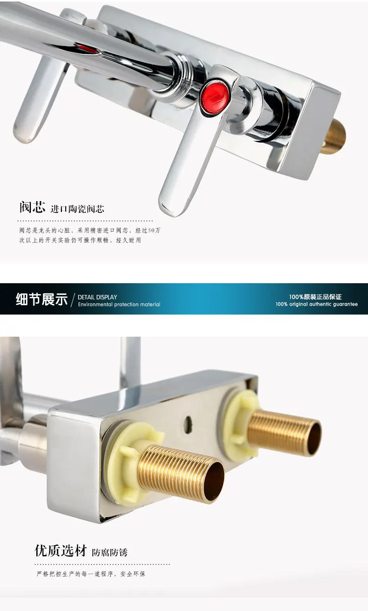 Бесплатная доставка двойной кран для кухонной раковины с полированной