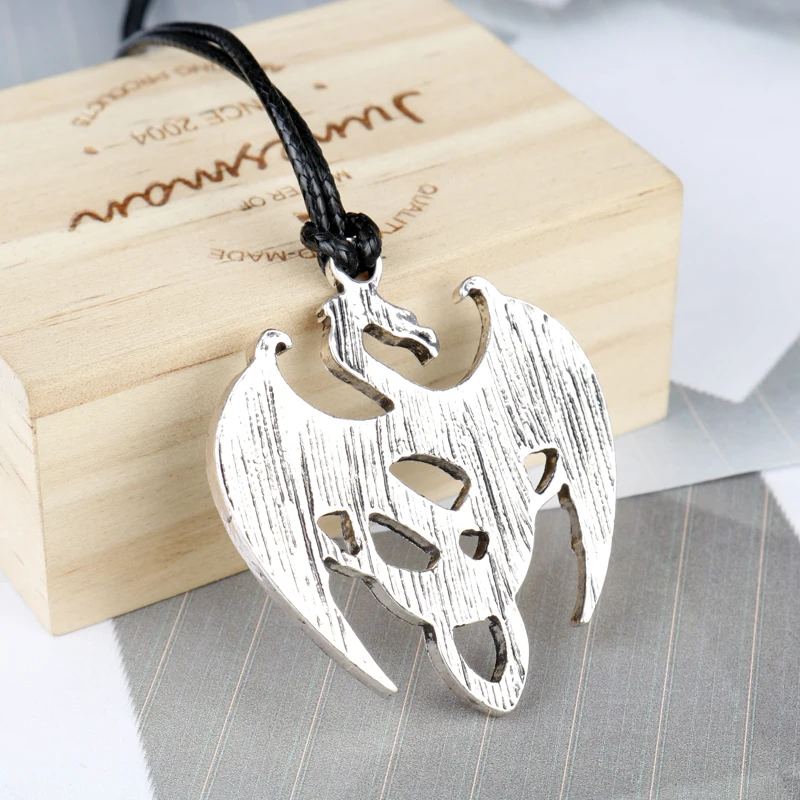 Dongsheng Jewelry Викинги кельтский дракон кулон Цепочки и ожерелья Треугольники Дракон