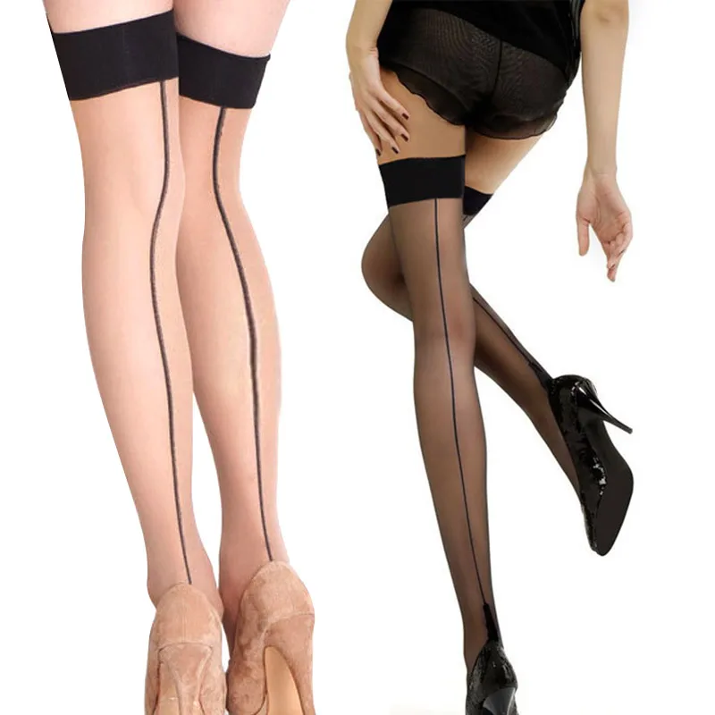

Summer Women Thigh High Stocking Over The Knee Socks Sexy Hosiery Stay Up Stockings Calcetines