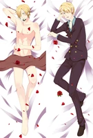hot japanese anime one piece sanji male man pillow cover case hugging body bl