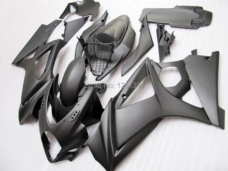 

Injection Fairing For SUZUKI GSX-R1000 K7 07 08 Matt Black GSX R1000 GSXR 1000 NEW K7 07-08 GSXR1000 2007 2008 fairings kit