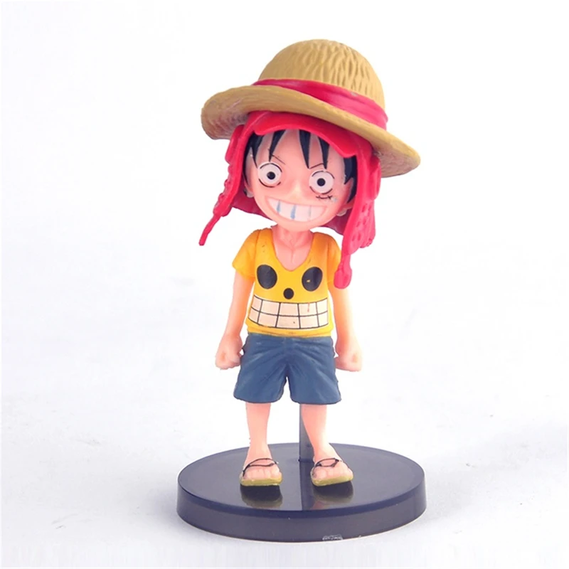 Фигурки героев аниме Luffy Zoro Nami Usopp Sanji Robin Doflamingo Brook ПВХ Коллекционная модель