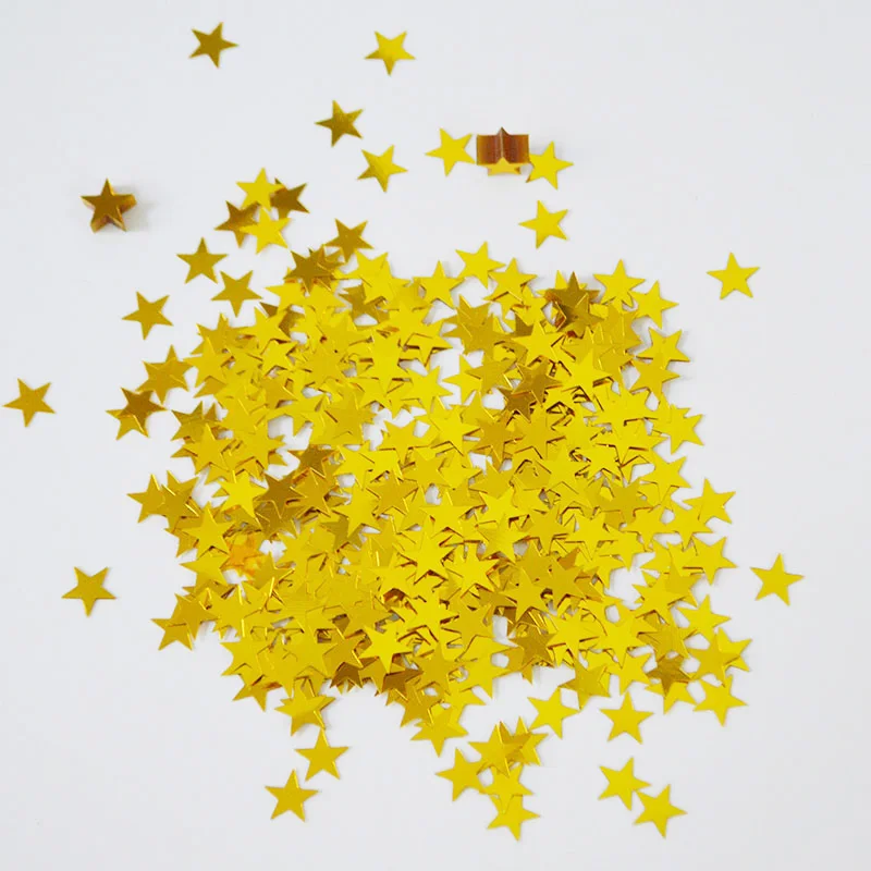 

6mm 12000PCS Christmas Confetti Sparkle Glitz Metallic Star Table Scatters Wedding Decorations party supplies