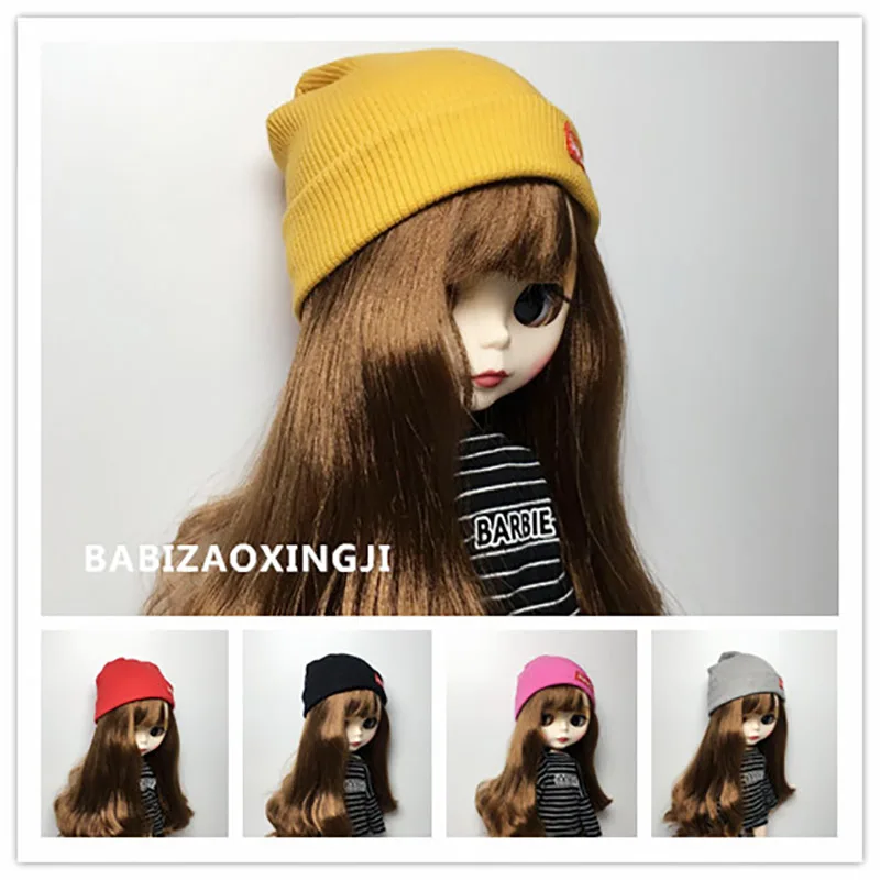Модная крутая вязаная шапка для кукол Blyth 1/6 1 шт. аксессуары Одежда игрушки