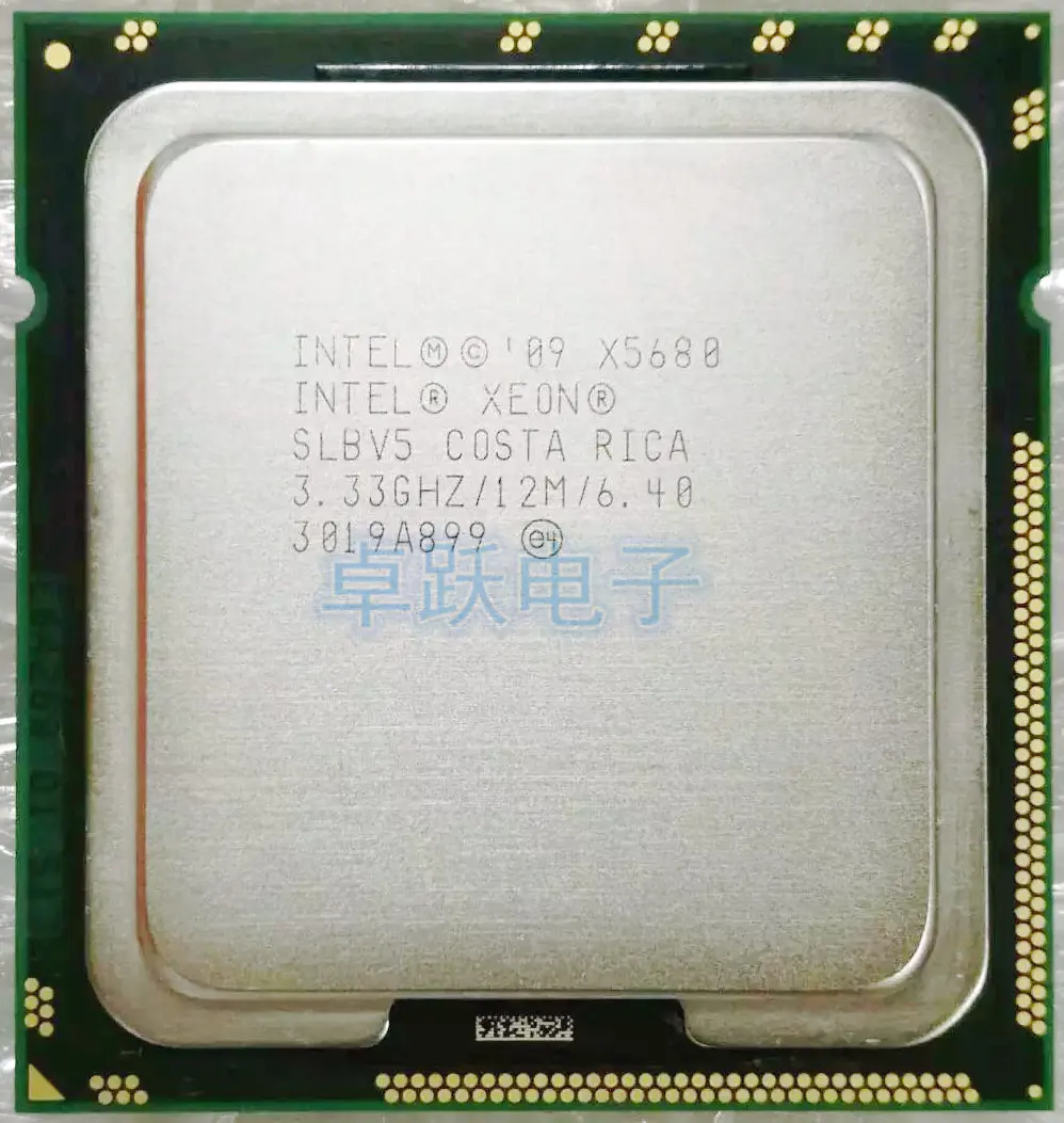 Оригинальный процессор Intel Xeon X5680 3 33 ГГц LGA1366 кэш L3 12 МБ шесть ядер для настольных