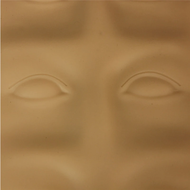 2 шт. Постоянный татуировки практика кожи 3D для макияжа поддельная бровь + красные