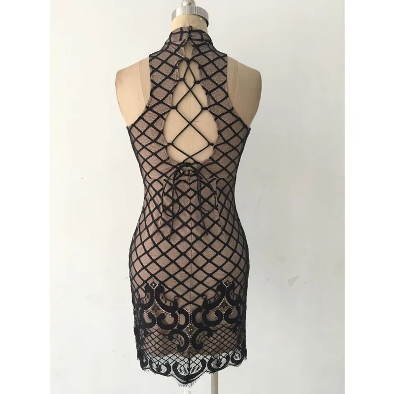 Пикантные Клубные вечерние платья повязки 2019 Новая мода рукавов плед|dress