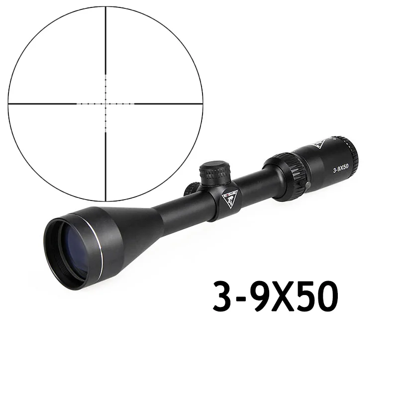 3-9x50 FLY SHARK 3-9x32 охотничьи прицелы 3-9x40 винтовка с оптическим прицелом прицелы 3-9x50 тактический прицел страйкбол пневматические пистолеты прицел - Цвет: 3-9x50