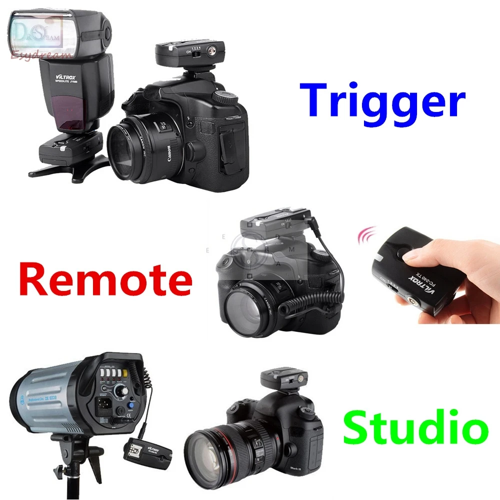 Беспроводной пульт дистанционного управления 3 в 1 + триггер вспышки Speedlite / Studio