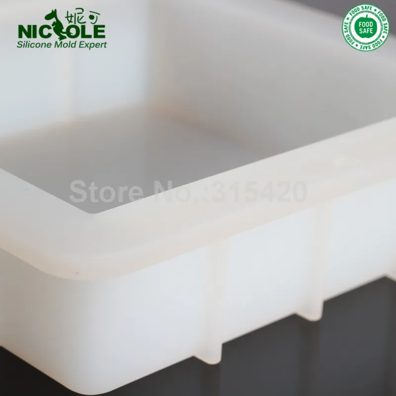 Nicole Square силиконовые формы для мыла вихревые Linner квадратные пользовательские