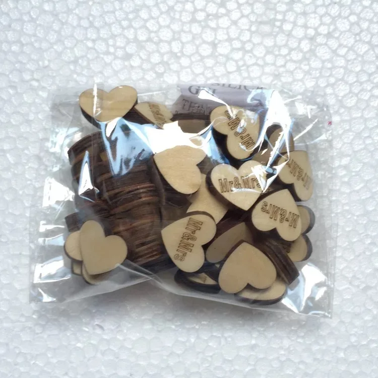 Galabeme 50pcs MR&amp MRS Wooden Table Confetti Scatter Scrapbooking DIY Wedding Party Decoration Photo Props | Дом и сад