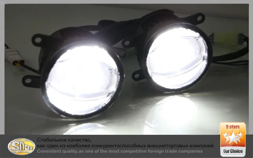 SNCN светодиодный Многофункциональный светодиодный противотуманный фонарь для Mitsubishi Outlander ES SE SEL GT с DRL дневные ходовые огни