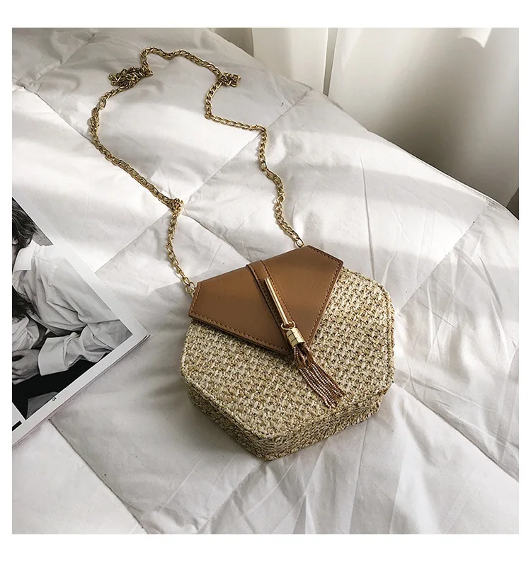 Новые модная соломенная сумка для женщин 2019 из искусственной кожи сумки женские