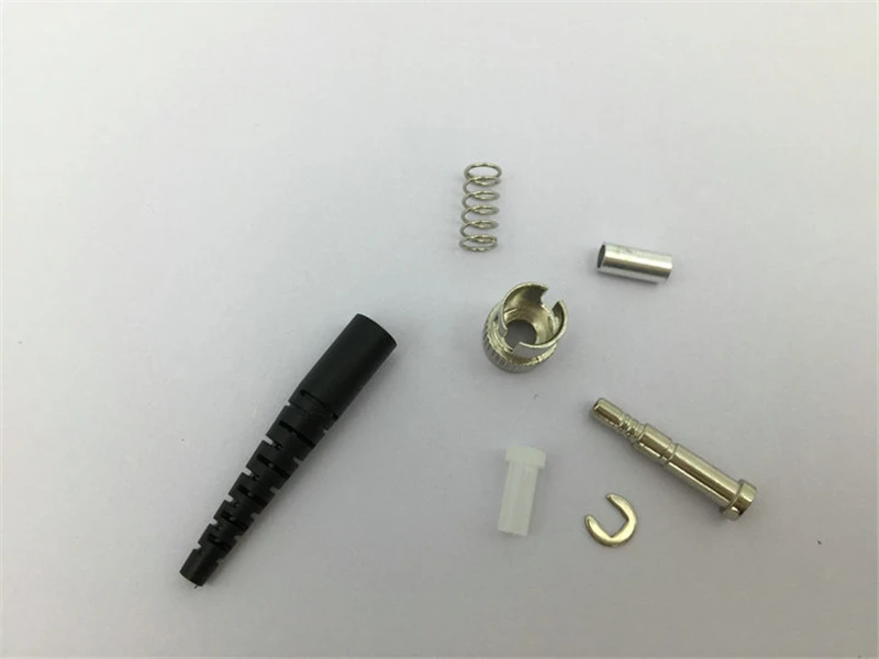 Комплект оптоволоконных коннекторов ST без зажима открытия ободка SM ММ 1000 3 0 2 мм