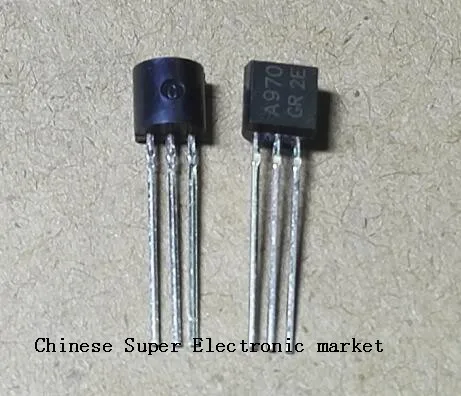 100 шт. 2SA970 2SC2240 (50 * A970 + 50 C2240 ) TO 92 биполярные транзисторы BJT NPN|transistor bipolar|transistores