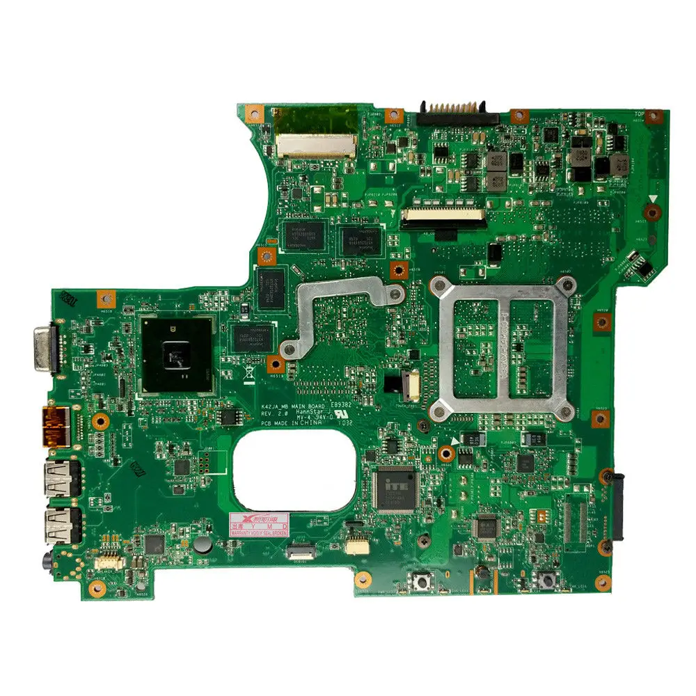 K42JA материнская плата HD6570 REV 2,0 для ASUS a42j k42j x42j k42jp материнская плата для ноутбука K42JA материнская плата K42JA тест материнской платы ОК