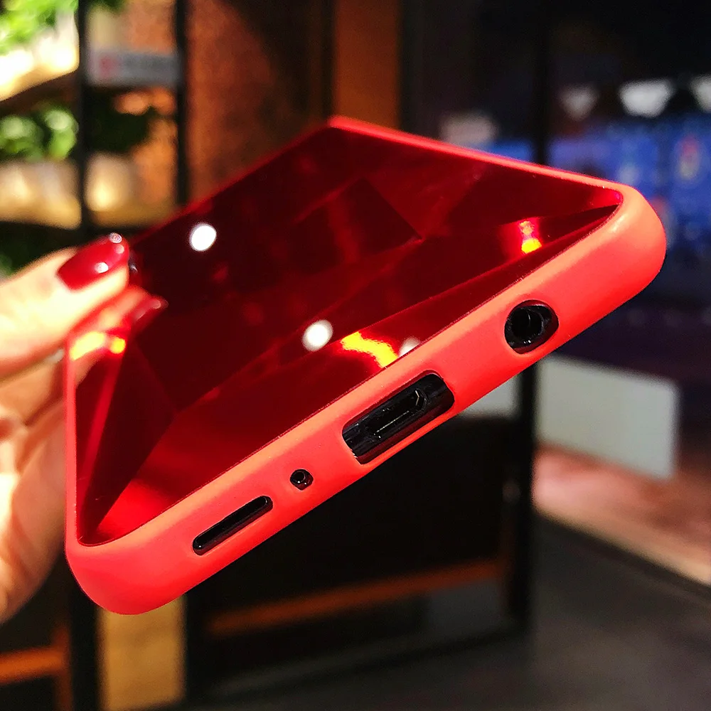 3D Алмазный чехол для планшета Lenovo samsung A7 J4 J6+ J8 A6 A8 A30 A50 A70 J3 J5 J7 чехол s голографическая Призма Лазерная крышка