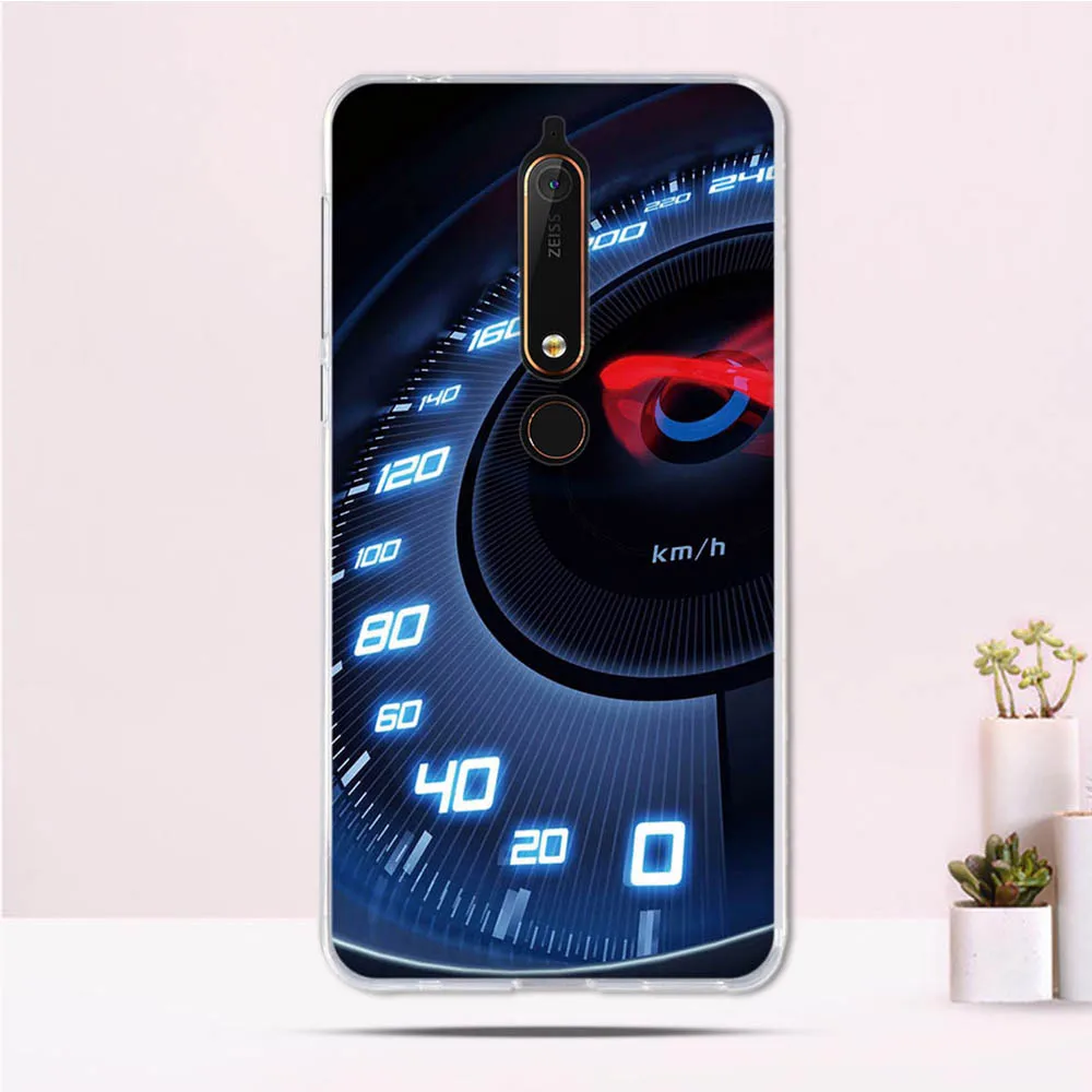 Силиконовый чехол для Nokia 6 2018 5 5-дюймовый Мягкий из ТПУ 1 телефона TA-1043 TA-1045 TA-1054